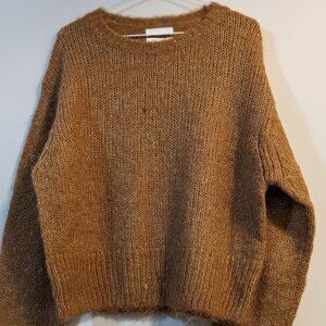 H&M Wollen/Alpaca Blend Brown Sweater- Size US-XS